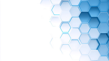 abstract biomedical background with hexagons and honeycombs