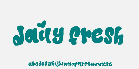 Elegant Font. Groovy Font. Graffiti Font. Creative Hand Drawn Uppercase. Street Art Classic Lettering Fashion Designs Typography modern serif decorative vintage concept vector illustration