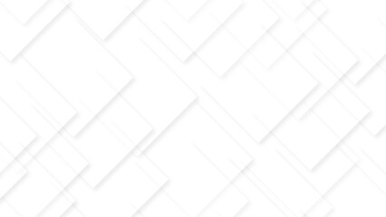 Seamless architecture geometry tech modern abstract background, Modern white transparent material in triangle and squares shapes with line technology line vector background.
