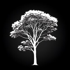 Lunar Silhouette AI Generated