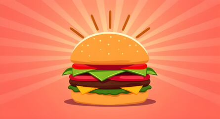 burger cartoon