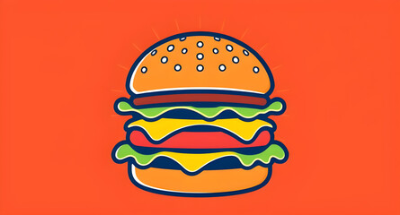burger cartoon