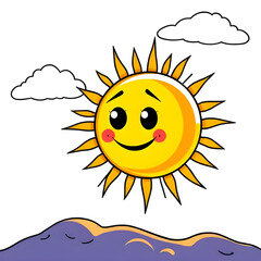sun cartoon