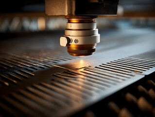 Discover Cutting-Edge Laser Cutter Slicing Materials in High-Detail Three-Quarter Angle Shots Showcasing Industrial Precision Craft