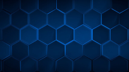 abstract biomedical background with hexagons