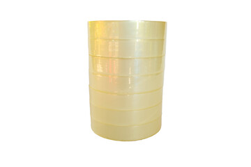 Roll of tape isolated on white background