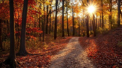 Obraz premium autumn in the forest