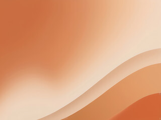 Soft Layered Brown Beige Abstract Background with Smooth Curves and Modern Texture Design AI