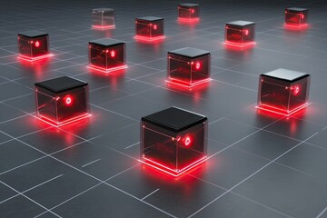 Digital Cubes Illuminated