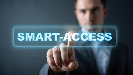 Smart access control system for business security and data protection technology solutions