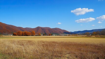 autumn landscape in the mountains