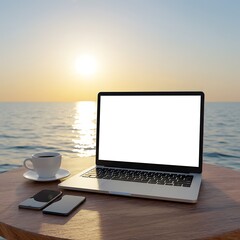 Fototapeta premium Golden Hour Productivity
