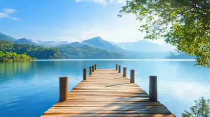 lake in the mountains