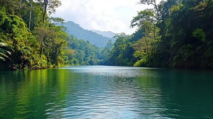 lake in the mountains