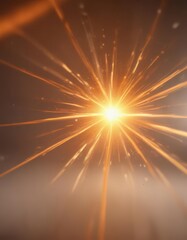 Soft orange blur, vibrant light bursts, energetic,  luminous,  motion