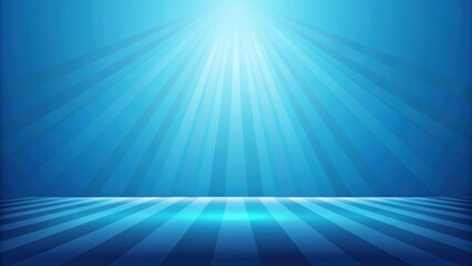 Abstract blue background with rays of light creating a serene atmosphere.