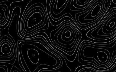 Abstract topographic map contour, white background and colorful wave lines pattern texture. Modern design with White background with topographic wavy pattern design. 