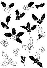 Holly's Whisper: Monochrome Delight