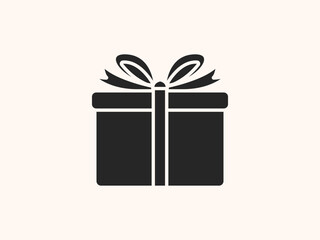 gift icon featuring a wrapped present with a bow