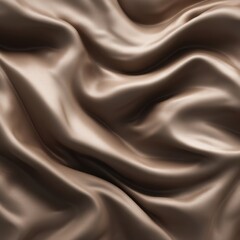 Fototapeta premium Abstract close up of elegant flowing silk fabric with soft folds and shimmering light in studio shot