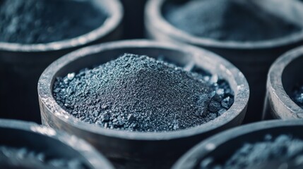 Tungsten Carbide Powder in Industrial Containers for Raw Materials