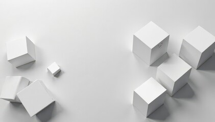 Subtle grayscale repeating geometric forms on a neutral backdrop, tone, neutral, design