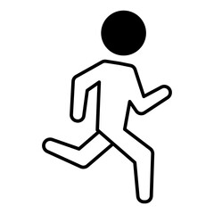 Jogger dualtone icon