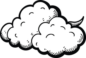  Cloud Vector Icon Set – Flat, Silhouette, Line, and Cute Styles, Weather, Tech, Cute, and Silhouette, Colorful cloud, Cloud