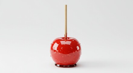Glossy Red Candy Apple at June Festival