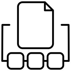 Data Patterns Outline Icon