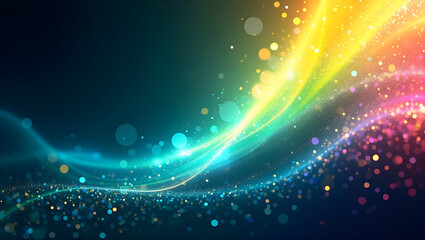 Obraz premium Black dark blue green emerald petrol teal lime yellow white abstract background. Color gradient amber blend. Line stripe. Bright light flash glow glitter neon metallic. Noise grain mesh. Christmas.