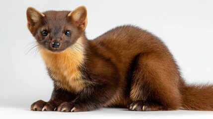 European Pine Marten With