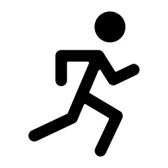 Runner glyph icon