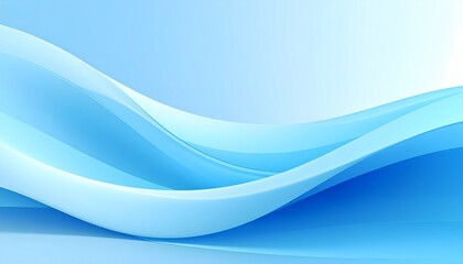 Fototapeta premium A clean and elegant minimalistic abstract background in soft light blue sets a serene and sophisticated tone, perfect for product presentations or visual branding.