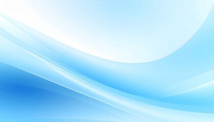 Fototapeta premium A clean and elegant minimalistic abstract background in soft light blue sets a serene and sophisticated tone, perfect for product presentations or visual branding.