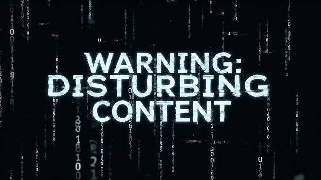 Warning Disturbing Content &ndash; Viewer Discretion Advised
