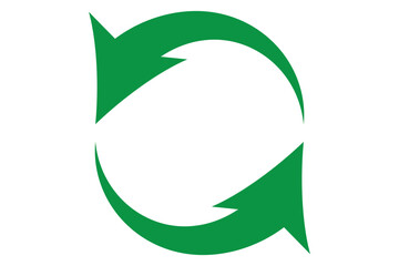 Obraz premium illustration of a circular arrow or recycle EPS 10