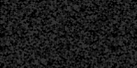 Fototapeta premium Geometric minimal element vector seamless technology gray and black background. Abstract geometric pattern gray Polygon Mosaic triangle business and corporate background.