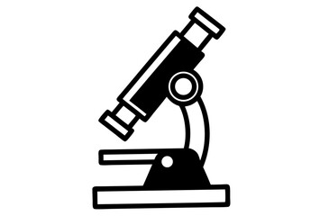 microscope  silhouette vector