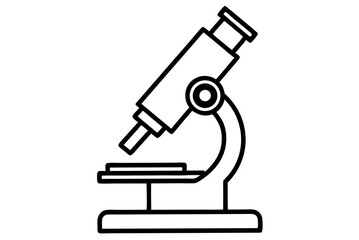microscope  silhouette vector