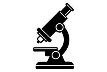 microscope  silhouette vector