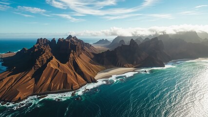 Stunning Tenerife Beach, Los Gigantes, Canary Islands, Santiago del Teide © renuga sachan