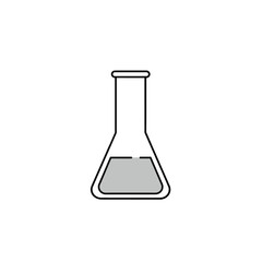 Simple Line Drawing Of A Conical Flask