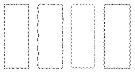 Wavy Edge Frames: Elegant Decorative Borders