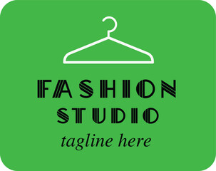 Fashion Studio Logo line art design