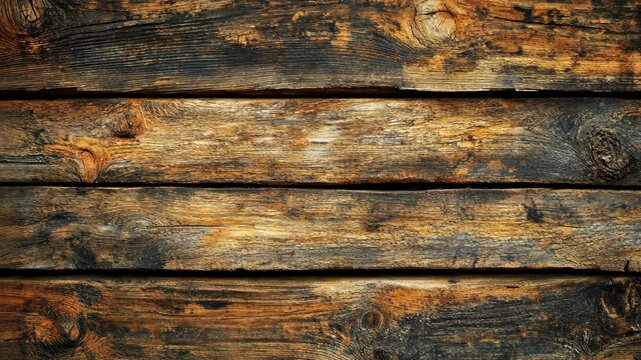 Rustic dark brown wood planks background texture