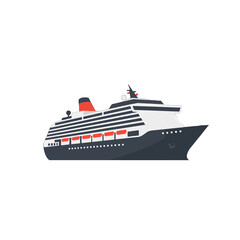 Obraz premium Modern Cruise Ship Illustration