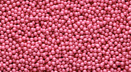 Pink make up powder balls. Beauty concept