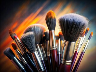 Black and Gray Paint Brushes - Professional Portrait Photography