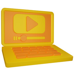 Online Learning 3D Illustration